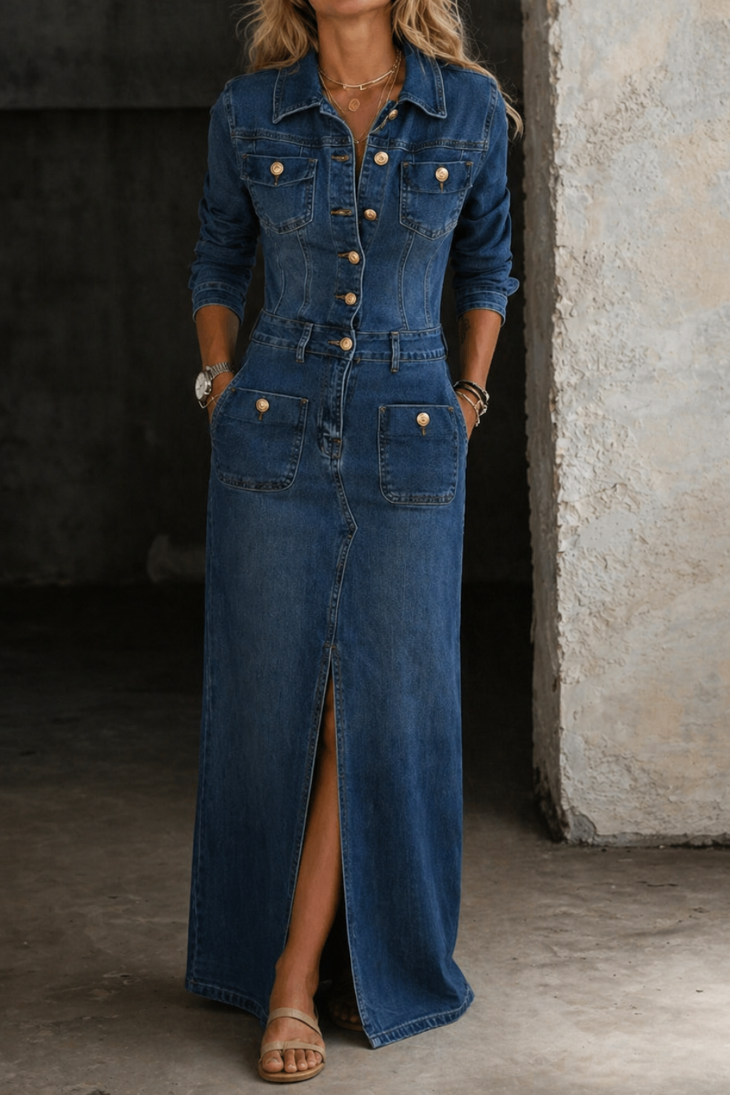 Leila | Denim Classico Confortevole