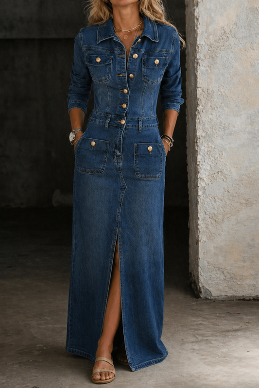 Leila | Denim Classico Confortevole