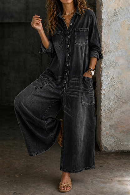 Vivienne | Tuta casual in denim