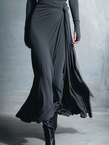 Vittoria ∙ Abito maxi con nodo laterale