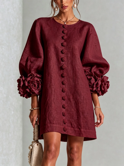 Rosalie | Miniabito con chiusura a bottoni